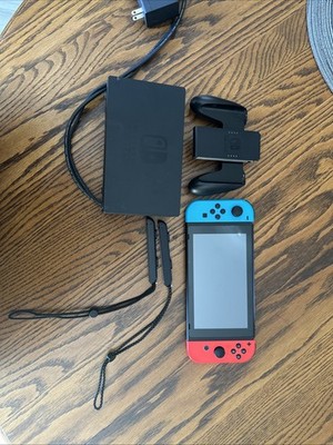Nintendo Switch V1 Console Bundle with Controllers, Dock, Cables