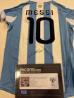LIONEL MESSI SIGNED ARGENTINA WORLD CUP JERSEY ICON COA RARE AUTO SOCCER STAR
