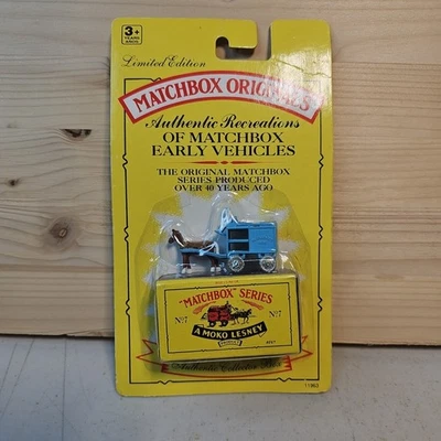 Matchbox Originals 1992 No.7 Horse Drawn Milk Truck – Lesney 1950s Replica NIB - Image 1 of 4