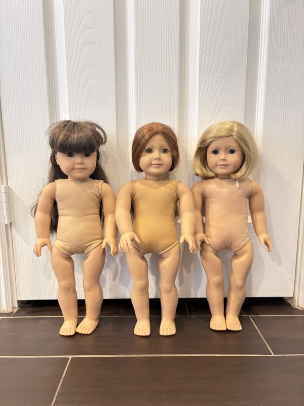 American Girl Dolls - Original - Samantha/Felicity/Kit - Lot of 3