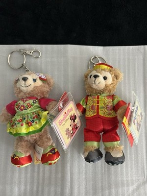 Duffy And Shellie May Chinese New Year 2019 Hong Kong Disneyland Plush Key Chain