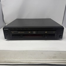 Sony RCD-W500C 5-Disc Plus 1 CD Player / Recorder Dual Belts Replaced -No Remote