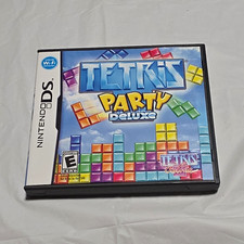 Majesco Tetris Party Deluxe Nintendo DS E NTSC-U/C Manual Included Wi-Fi