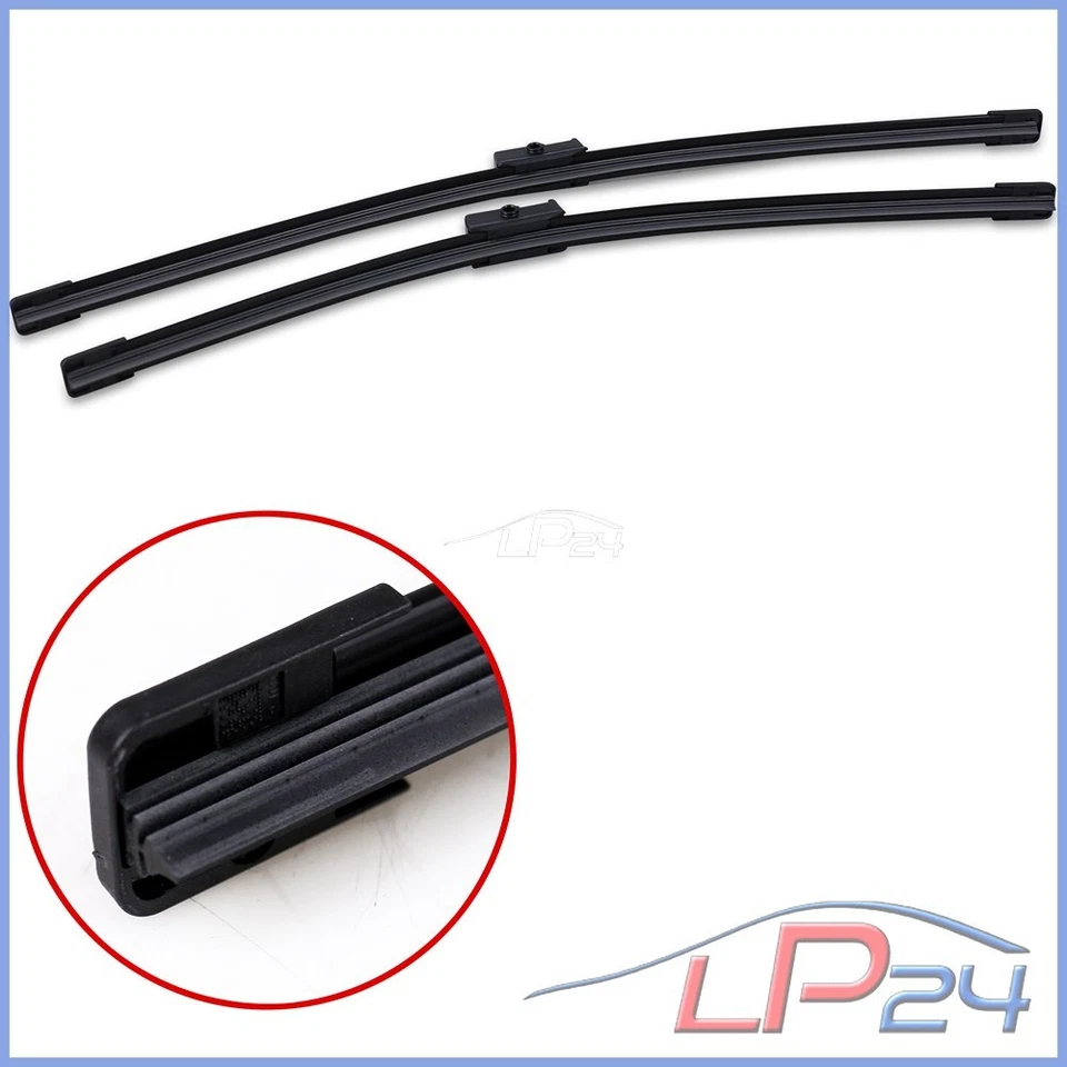 JEU BALAIS D'ESSUIE-GLACE AVANT BOSCH AEROTWIN A927S POUR MAZDA 3 BK 2003-08 - Photo 4/4