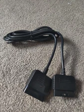 Sony PlayStation 1 & 2 PS2 PS1 Controller Extender Cable Extension Black
