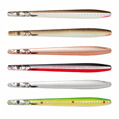Savage Gear Line Thru Sandeel Nail 11cm 20g Copper Black Red Silver Plating OVP