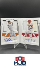 2019 Panini National Treasures /99 Rhys Hoskins Trey Mancini #DMSB-MH Auto