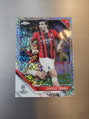 2021-22 Topps Chrome UEFA【Sandro Tonali】 Sandro Tonali - 2021-22 Topps Chrome UEFA #147 - Sparkle Refractor