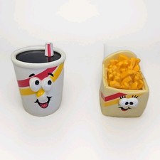 1989 Hallmark Cards Drink Fries Rolling Racer Burger King Lickety Splits Toys