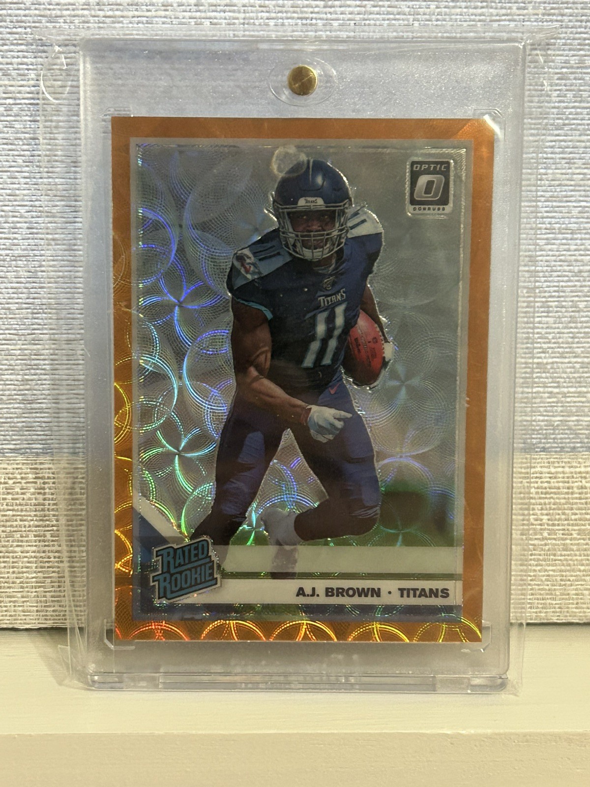 2019 Donruss Optic AJ Brown Rated Rookie Orange Scope /79