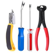 Upholstery Staple Remover Tack Puller Nail Tool Set Puller...