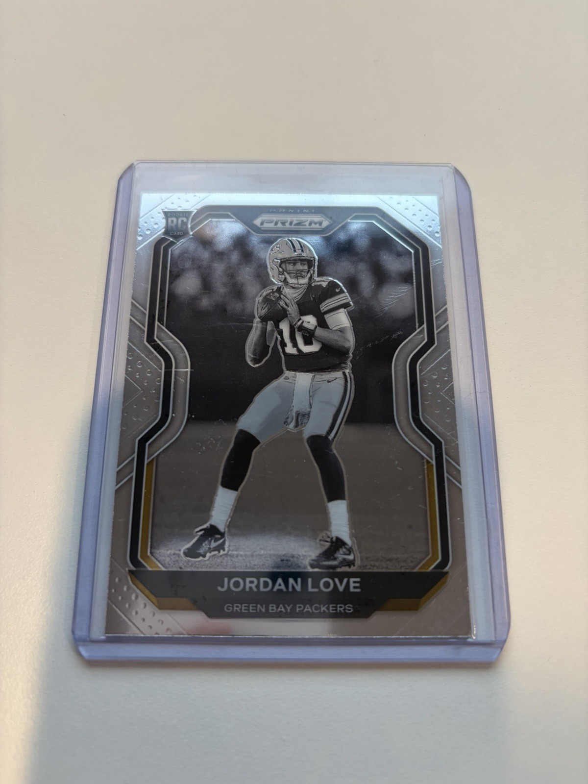 JORDAN LOVE 2020 PANINI PRIZM FOOTBALL #363 ROOKIE NEGATIVE SP VARIATION