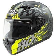 Casco de trampa HJC 0810-3833-09 i10 3XL semiplano amarillo de alta visibilidad (MC-3HSF)
