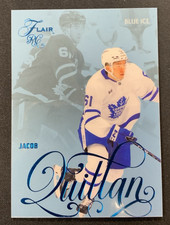2025-26 UPPER DECK FLAIR BLUE ICE JACOB QUILLAN #161
