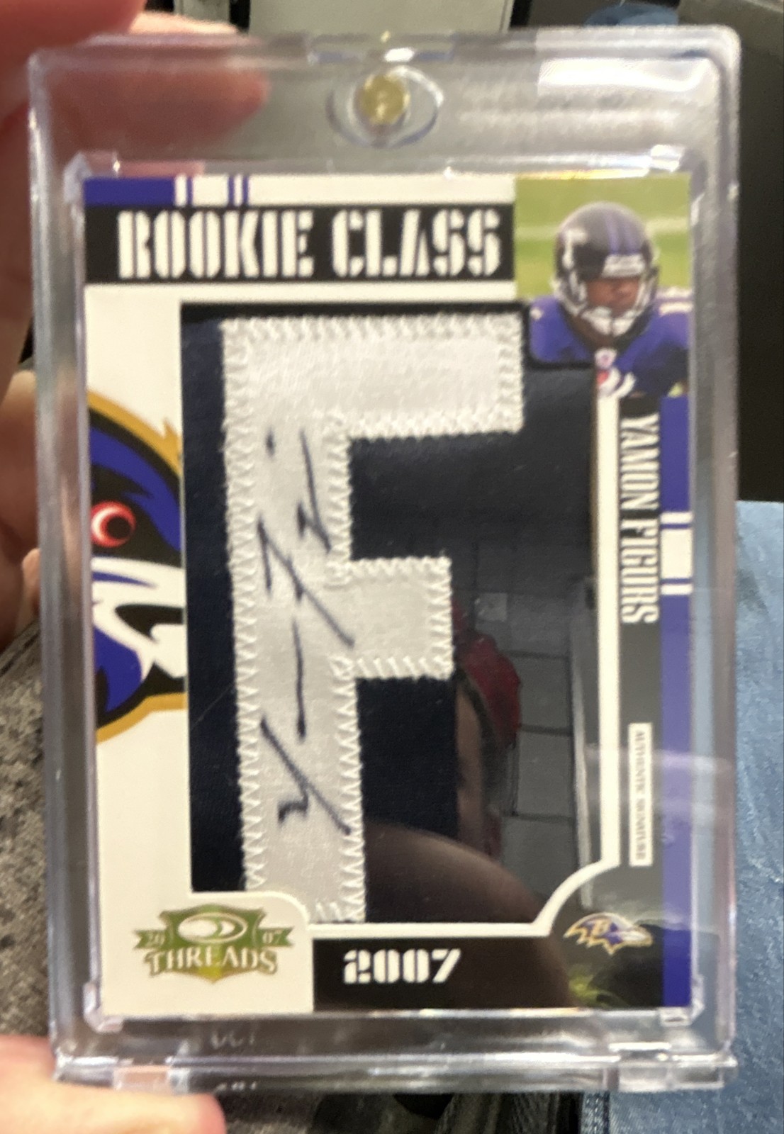 LaMarr Woodley Donruss Threads #206 Autograph