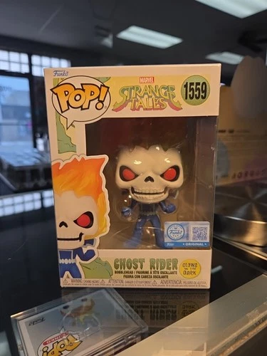 Funko Pop! Vinyl: Marvel - Ghost Rider (Glow) (Exclusive) #1559 With Protector