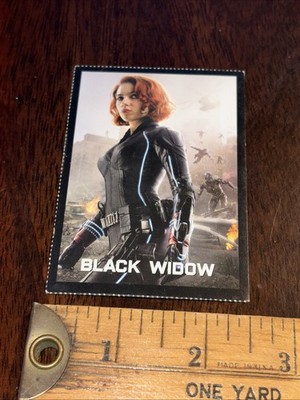 BLACK WIDOW  - Marvel Age Of Ultron Perforated Card 2015 -  - Rare. VD2
