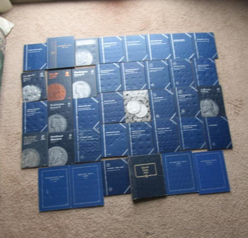 Vintage US Coin Whitman Album Book Holder Folders Empty Mixed Lot Of 38 Used