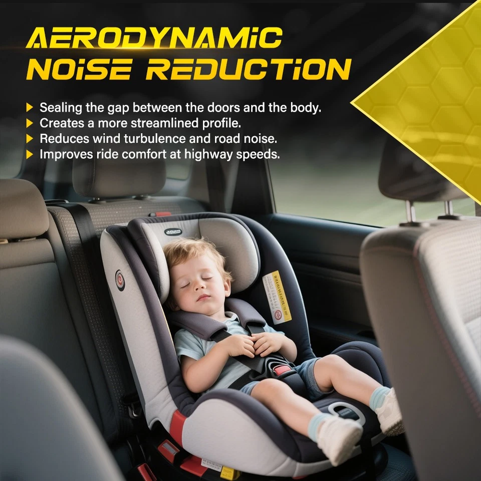 Sello impermeable de vidrio para techo corredizo negro para Jeep Compass 2007-2017 # 5183172aa ee. uu. Foto 4 de 4