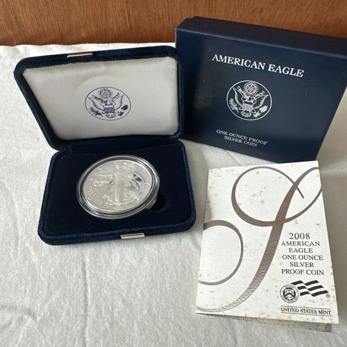 2008 American Silver Eagle  Proof Bullion $1 Coin