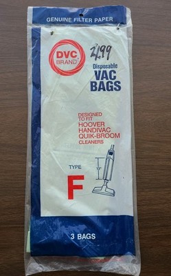 NEW Hoover Type F bags 3 Pack