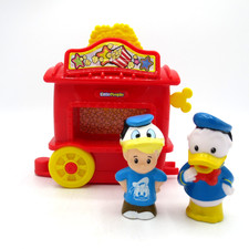 Fisher-Price Little People Disney Pato Donald Carro Palomitas Juego con Figuras