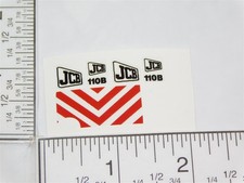 Corgi JCB Excavator Construction Toy Replacement Sticker Set CG-020