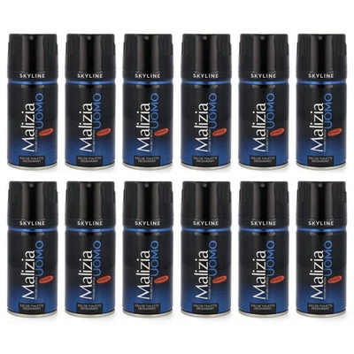 MALIZIA UOMO SKYLINE deo - deodorant EdT 12x 150ml