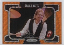 2025 Panini Prizm The Rolling Stones Orange Wave 253/259 Charlie Watts #71 9et