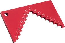 Table Saw Height Gauge,Saw Depth Gauge,Aluminum Alloy Red Anodized Surfaces Tabl