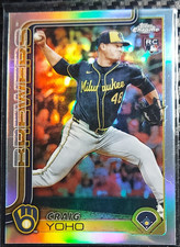 Topps 2025 Chrome Update Craig Yoho #USC131 Milwaukee Brewers Refractor Rookie