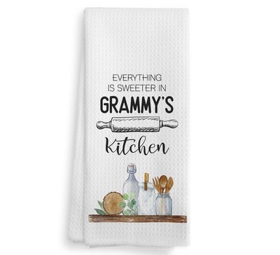 NOQL Grammy's Kitchen Towels and Dishcloths, Grammy Grammie Gifts Gift Ideas ...