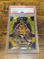 2022-23 Select Bennedict Mathurin PRIZM Gold Disco #/10  Rookie 182 PSA 10