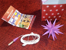 Herrnhuter Stern Sonderedition 2025 violett 8cm lila violet Weihnachtsstern mini