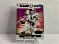 2021 Panini Contenders Draft Picks Brett Favre Legendary Contenders Green #/49