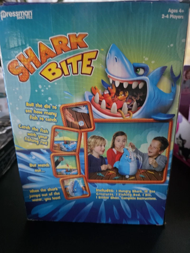 Pressman Shark Bite board game New - Image 2 of 2