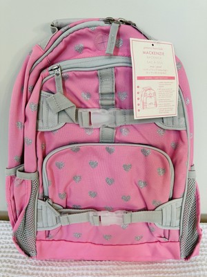 NWT Pottery Barn Kids Pink Glitter Heart Backpack Mackenzie  display picture 1