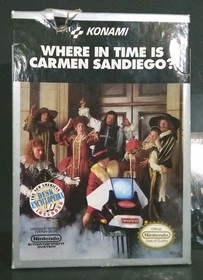 Where in Time is Carmen Sandiego (Nes)(1991) CIB. No Encyclopedia. Free Shipping