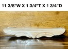 Unfinished Rubberwood Decorative Furniture Moulding11 3/8”W x 1 3/4”T x 1 3/4”D 