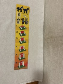 VTG 80s Lego Castle 6010 6012 6017 6035 6057 Instructions Only Knights FREE SHIP