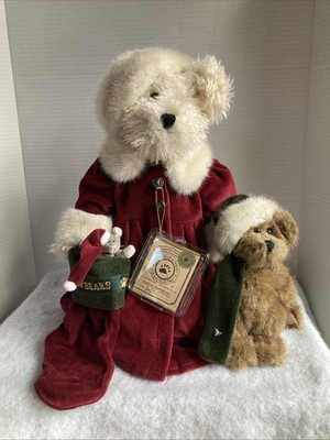 Boyds Bears ~ Tasha B Frostbeary W/ Stephen & Tweak ~ Original Box & Tags