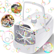 Bubble Machine, Automatic 18000 per Minute Big Bubbles Blower Maker for Kids