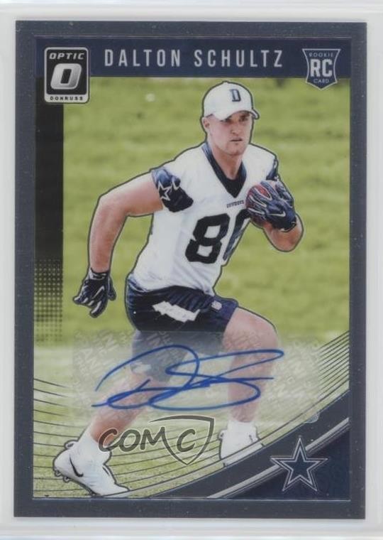 2018 Donruss Optic Rookies Auto 22/150 Dalton Schultz #137 Rookie Auto RC lt0