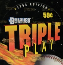 93 DONRUSS TRIPLE PLAY BASEBALL FACTORY SEALED LOOK FIND ROOKIES/STARS WAX PACKS