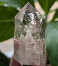 Garden Quartz Tower Point Clear Crystal Gemstone Chakra