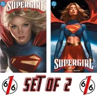 ? SUPERGIRL #1-2 CARLA COHEN & IVAN TALAVERA 616 COMICS Variant Set LTD 3000