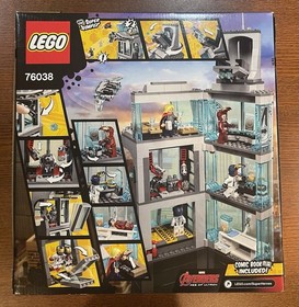 Lego RETIRED NEW Marvel Attack On Avengers Tower (76038) & Avenger Tower (40334)