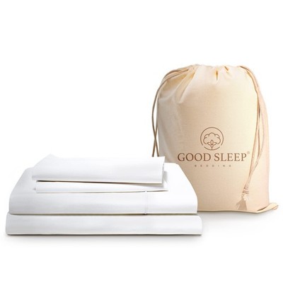 Good Sleep Bedding King Size Sheets Set - 4 Pc, 100% Egyptian Cotton Sheets K...