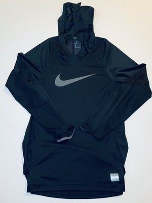 Nike Elite Dri-Fit Hoodie Mens Small Black Pullover Basketball Warm Up 916924