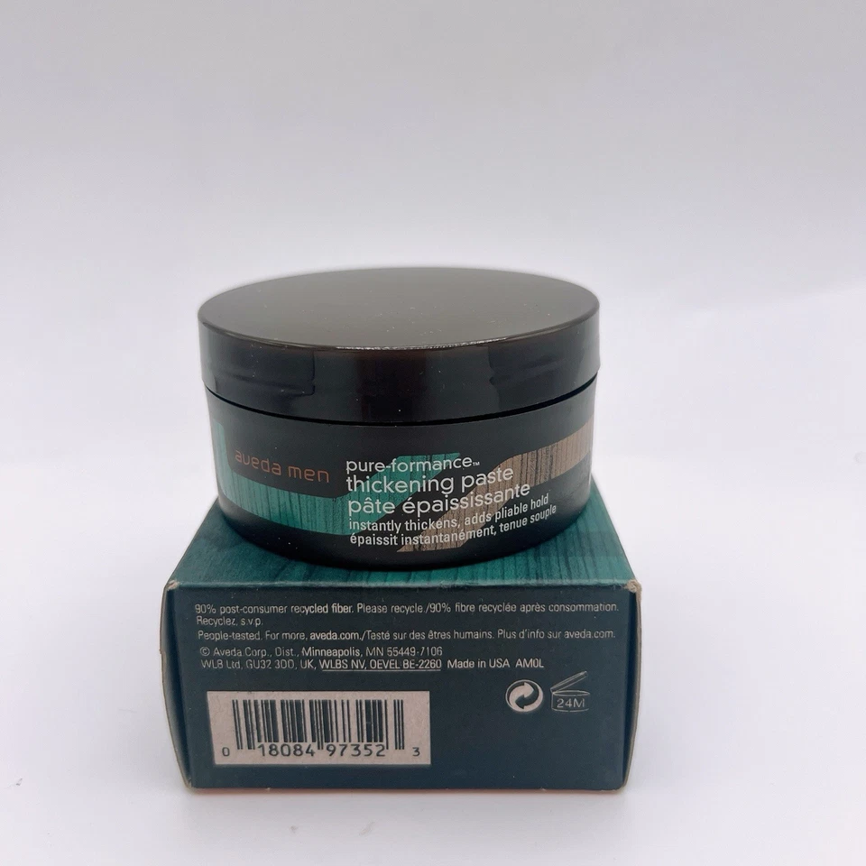 Aveda Men Pure-Formance Thickening Paste 2.5 oz | Thickens Hair | Natural Hold - Image 2 of 3
